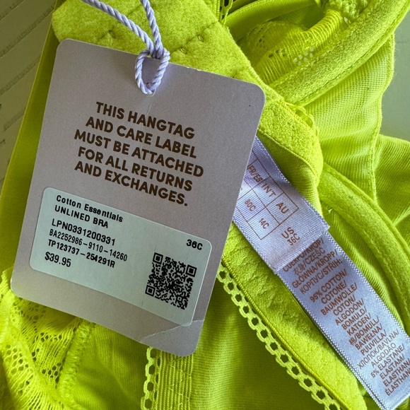 NWT Savage X Fenty Cotton Essentials Unlined Bra and Panty Set. - Picture 11 of 11